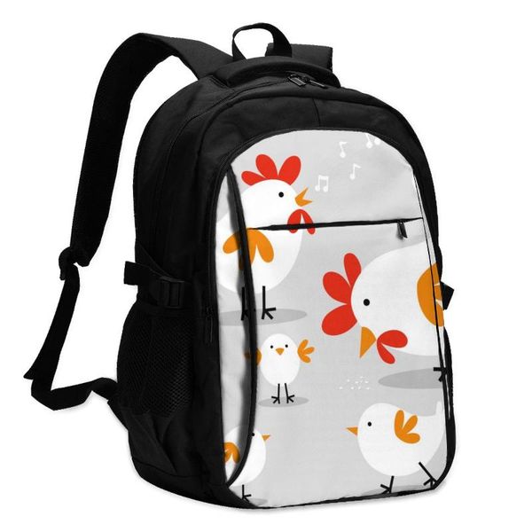 backpack usb charging lapwomen's for teenage students girls school cute chicken family travel bagpack
backpack usb charging lapwomen's for teenage students girls school cute chicken family travel bagpack
