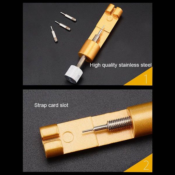 repair tools & kits diy metal adjuster watch band bracelet link pins remover repairing kit ac889
repair tools & kits diy metal adjuster watch band bracelet link pins remover repairing kit ac889
