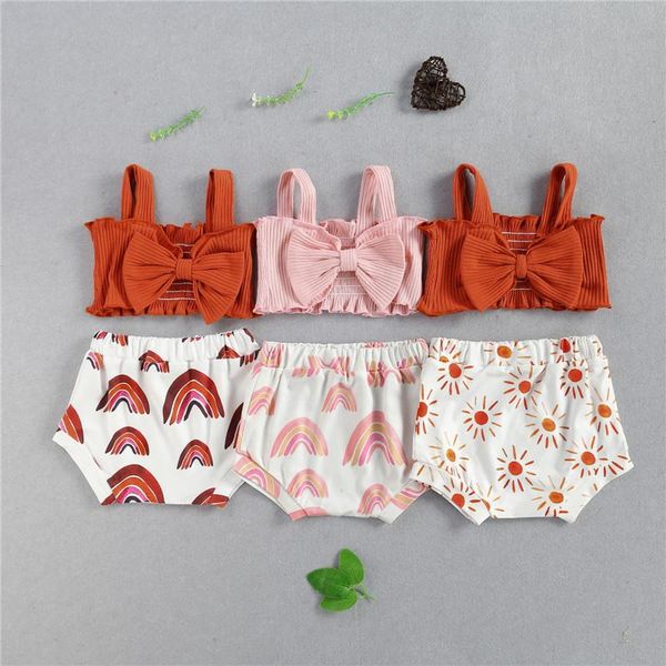 clothing sets baby girls clothes 2021 summer toddler born ribbed knitted bowknot crop +high waist short outfit suits, White
clothing sets baby girls clothes 2021 summer toddler born ribbed knitted bowknot crop +high waist short outfit suits, White