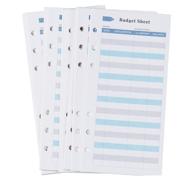 gift wrap 60pcs 6-holes expense tracker budget sheets cash ledger book money organizer for a6 ring binder budgeting envelopes
gift wrap 60pcs 6-holes expense tracker budget sheets cash ledger book money organizer for a6 ring binder budgeting envelopes