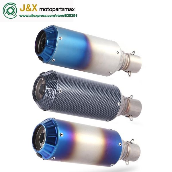 motorcycle exhaust system 36-51mm universal dirt bike atv slip on scooter carbon fiberhornet 600 cb600f smax155 rc390 g310r gsx150r gw250 z9
motorcycle exhaust system 36-51mm universal dirt bike atv slip on scooter carbon fiberhornet 600 cb600f smax155 rc390 g310r gsx150r gw250 z9