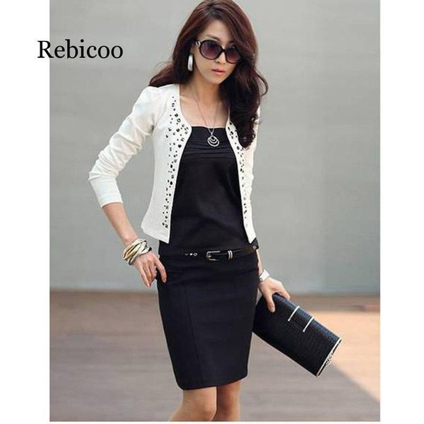 women's jackets super fashion cool women long sleeve shrug suit jacket elegant studded, Black;brown
women's jackets super fashion cool women long sleeve shrug suit jacket elegant studded, Black;brown