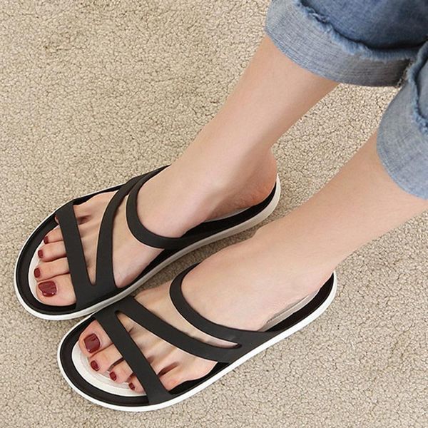 women's slippers 2010 outside platform beach shoes women fashion female flat sandals summer ladies slides solid slippers, Black
women's slippers 2010 outside platform beach shoes women fashion female flat sandals summer ladies slides solid slippers, Black