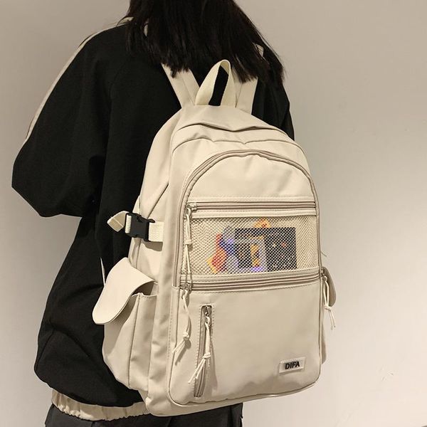 backpack large capacity students korean pure color boys girls campus style schoolbag nylon waterproof travel bag fashion
backpack large capacity students korean pure color boys girls campus style schoolbag nylon waterproof travel bag fashion
