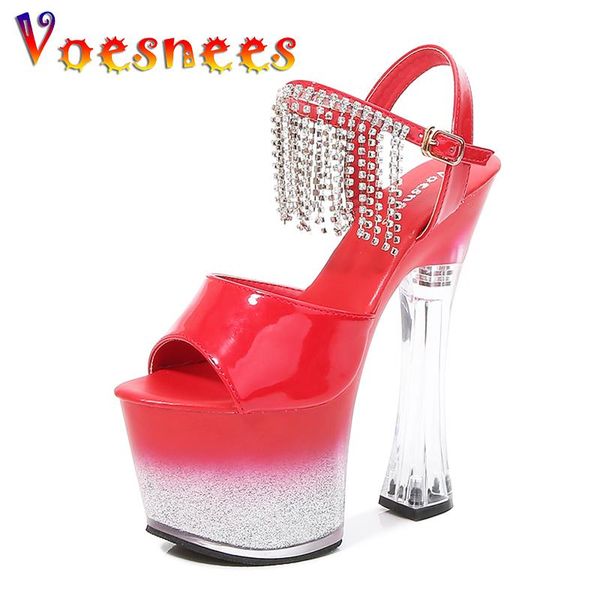 sandals voesnees 2021 summer women fashion fringe waterproof platform high heels 17cm square heel ladies party shoes, Black
sandals voesnees 2021 summer women fashion fringe waterproof platform high heels 17cm square heel ladies party shoes, Black