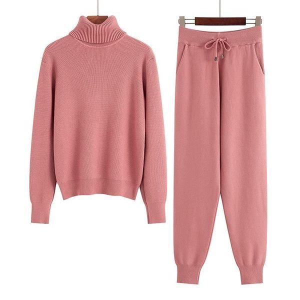 two piece set women knit sport suits thick warm turtleneck women sweater drawstring harem pants winter jogging outfits, Gray
two piece set women knit sport suits thick warm turtleneck women sweater drawstring harem pants winter jogging outfits, Gray