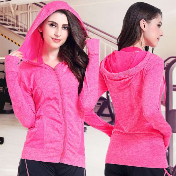 promotion coat autumn and winter yoga women's hooded quick drying slim long sleeve zipper running fitness suit, Gray
promotion coat autumn and winter yoga women's hooded quick drying slim long sleeve zipper running fitness suit, Gray