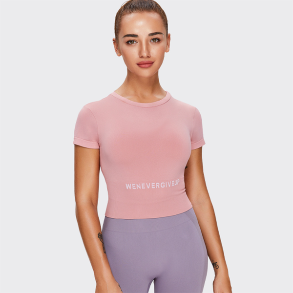 yoga outfit short sleeve t-shirt women seamless breathable tight fitness running crop gym vest female sportswear clothing
yoga outfit short sleeve t-shirt women seamless breathable tight fitness running crop gym vest female sportswear clothing