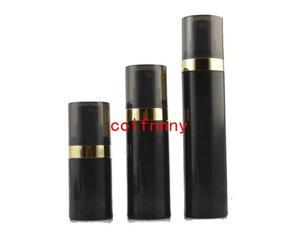 100pcs/lot15ml 30ml 50ml black airless pump sprays vacuum plastic bottle lotion bottle refillable bottles container for cosmetic
100pcs/lot15ml 30ml 50ml black airless pump sprays vacuum plastic bottle lotion bottle refillable bottles container for cosmetic