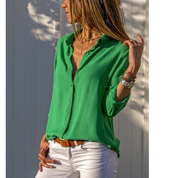 spring summer fashion womens blouses deep v-neck turn-down collar single-breasted design oversize blouse solid shirt women, White
spring summer fashion womens blouses deep v-neck turn-down collar single-breasted design oversize blouse solid shirt women, White