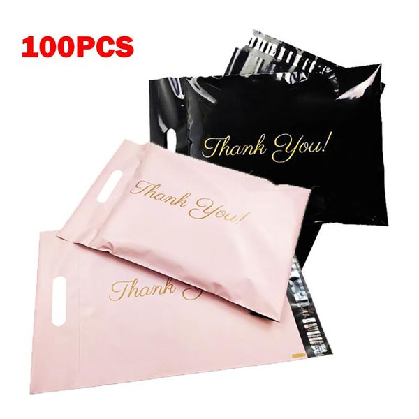 storage bags 100pc thank you plastic courier bag postal self seal mailer goods gift packaging waterproof handbag
storage bags 100pc thank you plastic courier bag postal self seal mailer goods gift packaging waterproof handbag