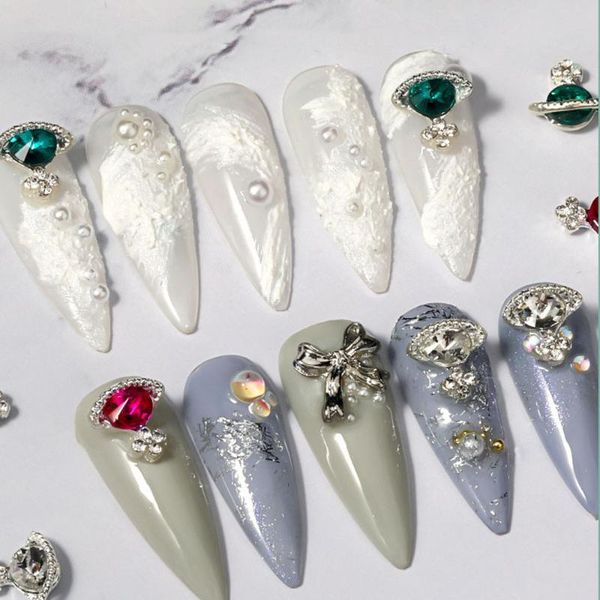 nail art decorations exquisite alloy planet jewelry shiny multi-color light luxury rhinestone starry diy fashion 3d decor, Silver;gold
nail art decorations exquisite alloy planet jewelry shiny multi-color light luxury rhinestone starry diy fashion 3d decor, Silver;gold