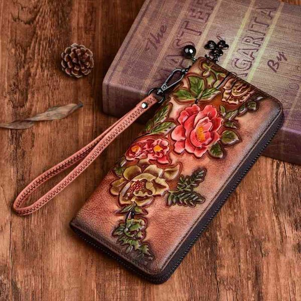 women cowhide long wallet purse female wrist clutch bags retro pattern multi cards genuine embossed leather zipper handy bag, Red;black
women cowhide long wallet purse female wrist clutch bags retro pattern multi cards genuine embossed leather zipper handy bag, Red;black
