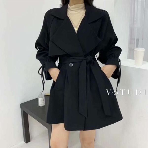 net red windbreaker women's fragrance style is high, versatile, medium length slim, new suit coat in spring and winter of 2020, Tan;black
net red windbreaker women's fragrance style is high, versatile, medium length slim, new suit coat in spring and winter of 2020, Tan;black