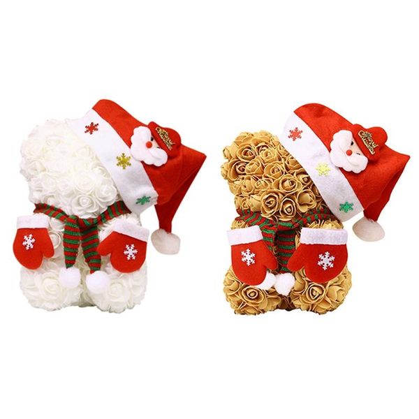 party favor 2x rose flower bear - christmas teddy birthdays,valentine's day- clear gift box included white & golden
party favor 2x rose flower bear - christmas teddy birthdays,valentine's day- clear gift box included white & golden