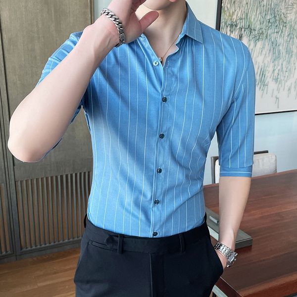 pinestripe light 2021 summer shirts classic blue skies fashion social party elegant gentleman men's clothes gh1h, White;black
pinestripe light 2021 summer shirts classic blue skies fashion social party elegant gentleman men's clothes gh1h, White;black