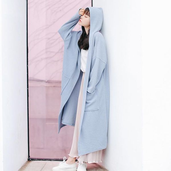 women's trench coats spring and autumn casual knitting loose coat hooded for women long sleeve solid windbreaker clothes oversize, Tan;black
women's trench coats spring and autumn casual knitting loose coat hooded for women long sleeve solid windbreaker clothes oversize, Tan;black
