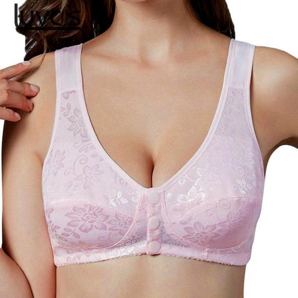 plus size bra comfort cotton bras for women wire front button bra solid lingerie leisure bh size 36-44 b c cup, Red;black
plus size bra comfort cotton bras for women wire front button bra solid lingerie leisure bh size 36-44 b c cup, Red;black