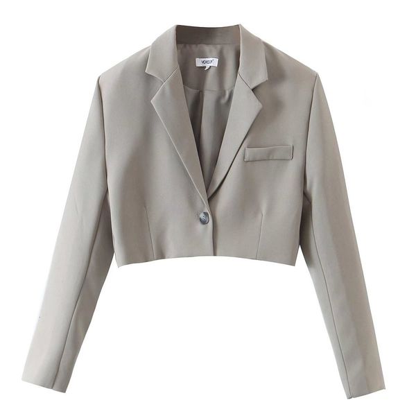 blogger's main street sshort small suit autumn slim lapel coat, Black;brown