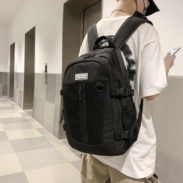 backpack big capacity school backpacks men black nylon back pack bags for teenagers boys girls high students college style bagpack
backpack big capacity school backpacks men black nylon back pack bags for teenagers boys girls high students college style bagpack