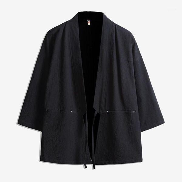 men's jackets male tang suit literary wind cardigan robes kimono linen loose coat1, Black;brown
men's jackets male tang suit literary wind cardigan robes kimono linen loose coat1, Black;brown