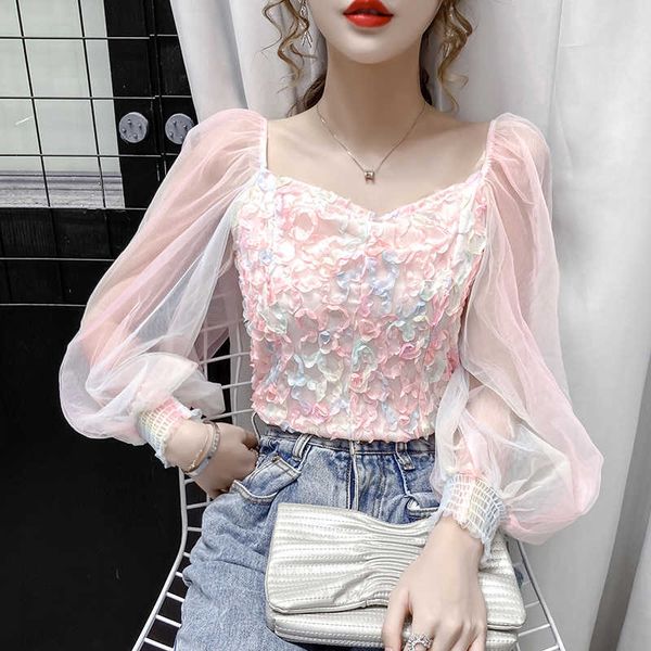 lace woven white blouse casual long lantern sleeve solid polka dot shirt spring autumn womens and blouses 210601
lace woven white blouse casual long lantern sleeve solid polka dot shirt spring autumn womens and blouses 210601