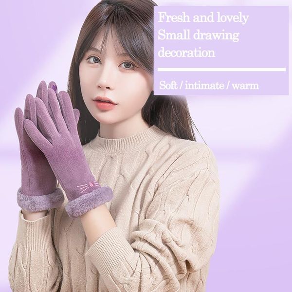 five fingers gloves women winter outdoor plus velvet thicken keep warm casual windproof women' tactical, Blue;gray
five fingers gloves women winter outdoor plus velvet thicken keep warm casual windproof women' tactical, Blue;gray