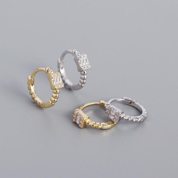 hoop & huggie 925 sterling silver earring fashion square zircon bead ear ring buckle double circle temperament woman girl jewelry, Golden;silver
hoop & huggie 925 sterling silver earring fashion square zircon bead ear ring buckle double circle temperament woman girl jewelry, Golden;silver