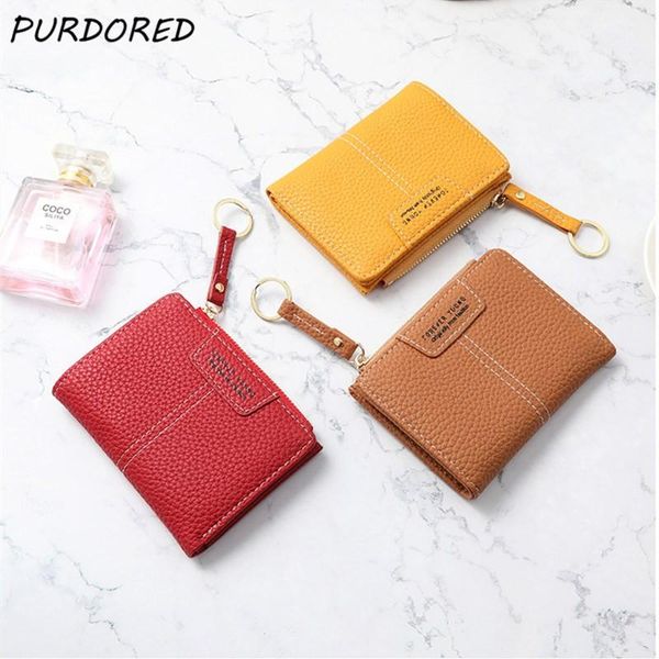 card holders purdored 1 pc women business case zipper holder leather candy color female mini coin purse wallet, Brown;gray
card holders purdored 1 pc women business case zipper holder leather candy color female mini coin purse wallet, Brown;gray