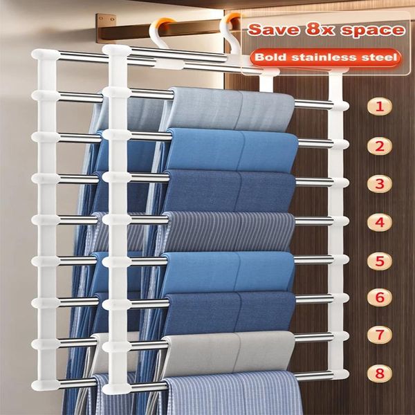 hangers & racks 4/6/8 layes trouser storage pants tie shelf closet organizer stainless steel clothes 1 piece
hangers & racks 4/6/8 layes trouser storage pants tie shelf closet organizer stainless steel clothes 1 piece