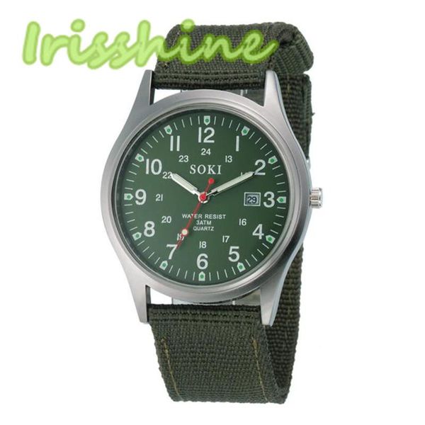 wristwatches irisshine #1147 men watches military army men's date canvas band stainless steel sport quartz wrist watch, Slivery;brown
wristwatches irisshine #1147 men watches military army men's date canvas band stainless steel sport quartz wrist watch, Slivery;brown