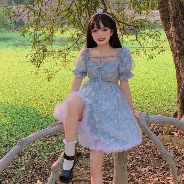 luxury casual dresses french bubble sleeve gentle wind princs skirt summer 2021 small first love mh ffy dr, Black;gray
luxury casual dresses french bubble sleeve gentle wind princs skirt summer 2021 small first love mh ffy dr, Black;gray