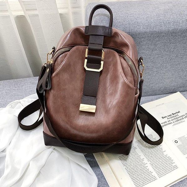 backpack style large capacity fashion bags for teenage girls soft leather backpacks vintage female women mochila
backpack style large capacity fashion bags for teenage girls soft leather backpacks vintage female women mochila