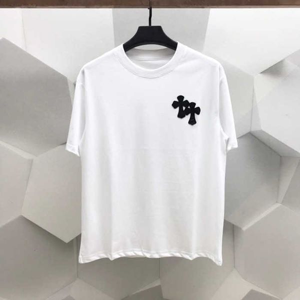fashion outlet 21ss chrome fengchao brand summer ch cross leather round neck casual short sleeve t-shirt men's and women's half sl, White;black
fashion outlet 21ss chrome fengchao brand summer ch cross leather round neck casual short sleeve t-shirt men's and women's half sl, White;black