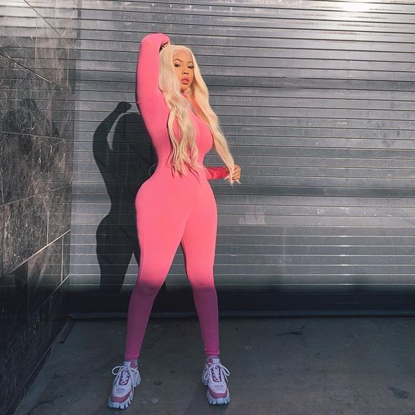 2021 new arrival pink ribbed knitted bodycon jumpsuit women romper long sleeve ladies elegant bodycon female, Black;white
2021 new arrival pink ribbed knitted bodycon jumpsuit women romper long sleeve ladies elegant bodycon female, Black;white