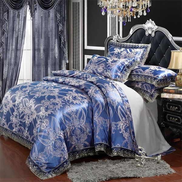 bedding sets luxury silk satin jacquard 4pcs set king size for home bed duvet cover sheet pillowcases
bedding sets luxury silk satin jacquard 4pcs set king size for home bed duvet cover sheet pillowcases