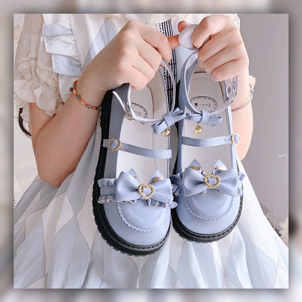 sweet gothic platform kawaii girls cosplay tea nice japanese party anime lolita women's shoes loli harujuku bow apartments 3qp8, Black
sweet gothic platform kawaii girls cosplay tea nice japanese party anime lolita women's shoes loli harujuku bow apartments 3qp8, Black