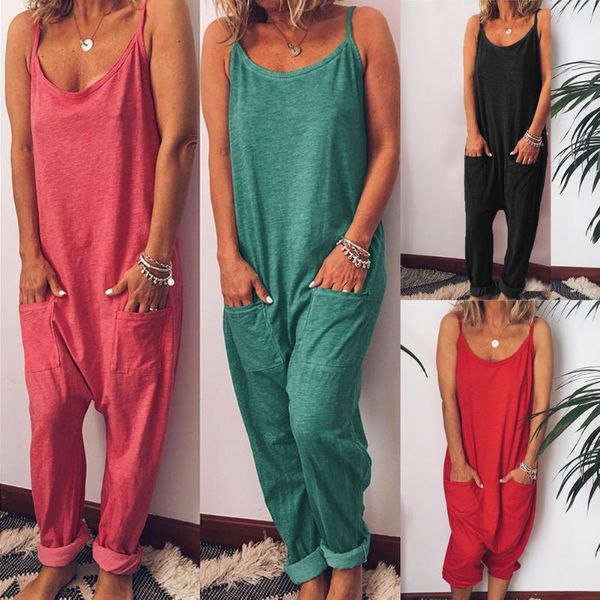 women's jumpsuits & rompers strappy jumpsuit women summer 2021 dungarees harem pants loose playsuit baggy trouser overalls romper fashi, Black;white
women's jumpsuits & rompers strappy jumpsuit women summer 2021 dungarees harem pants loose playsuit baggy trouser overalls romper fashi, Black;white