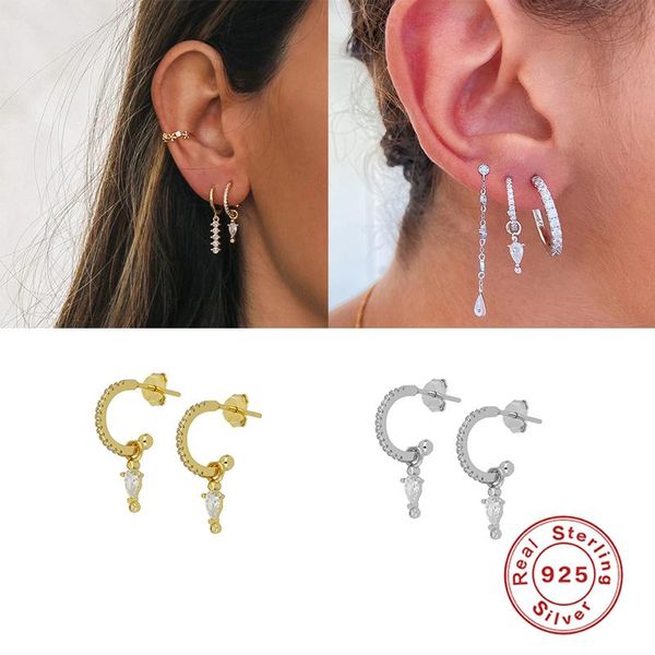 hoop & huggie gs luxury woman lovers' zircon piercing pendientes hoops earring for wedding gift jewelry s925 sterling silver long, Golden;silver
hoop & huggie gs luxury woman lovers' zircon piercing pendientes hoops earring for wedding gift jewelry s925 sterling silver long, Golden;silver