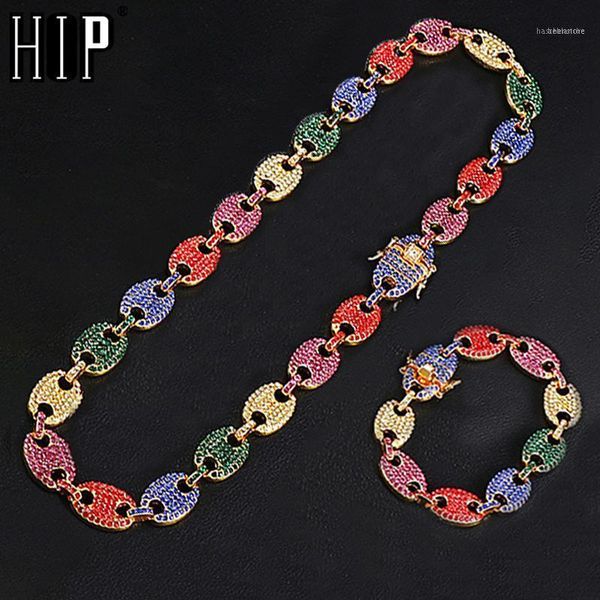 chains hip hop iced out cz multi-colors coffee bean pig nose alloy rhinestone necklace charm link chain bling necklaces for men jewelry1, Silver
chains hip hop iced out cz multi-colors coffee bean pig nose alloy rhinestone necklace charm link chain bling necklaces for men jewelry1, Silver