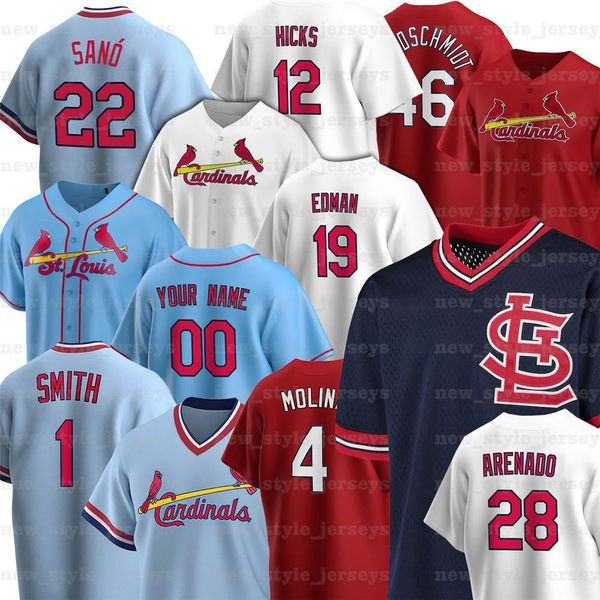 28 nolan arenado 46 paul goldschmidt 1 ozzie smith 4 yadier molina 25 dexter fowler paul dejong bob gibson baseball jerseys xcc, Blue;black
28 nolan arenado 46 paul goldschmidt 1 ozzie smith 4 yadier molina 25 dexter fowler paul dejong bob gibson baseball jerseys xcc, Blue;black