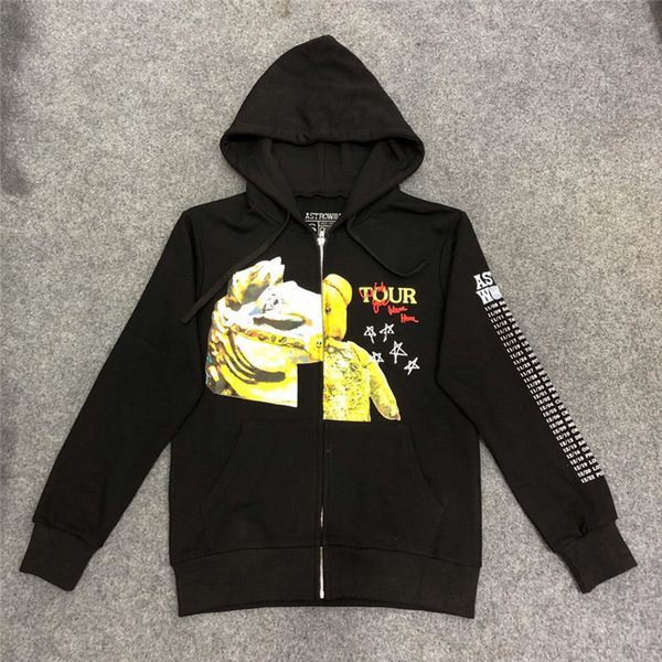 2021 new fw urso scott lbum astroworld hoodies mulheres carta melhor qualidade bordado zper camisolas dos homens pulver lf5y, Black
2021 new fw urso scott lbum astroworld hoodies mulheres carta melhor qualidade bordado zper camisolas dos homens pulver lf5y, Black