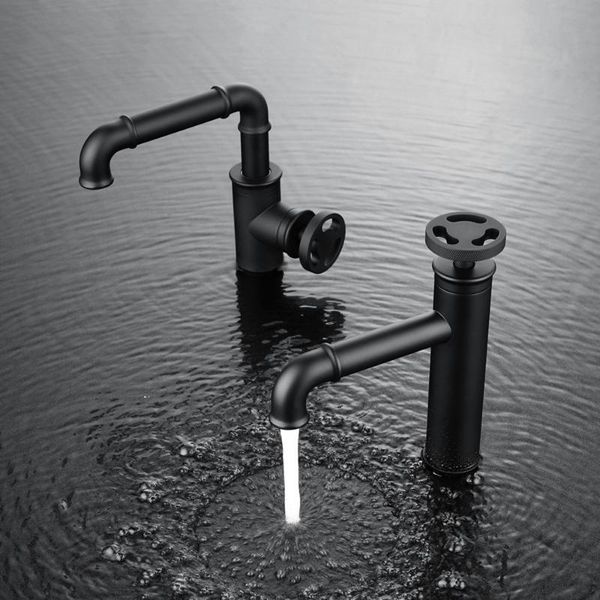 black copper retro industrial style washbasin faucet table basin cold and water faucet round hand wheel
black copper retro industrial style washbasin faucet table basin cold and water faucet round hand wheel