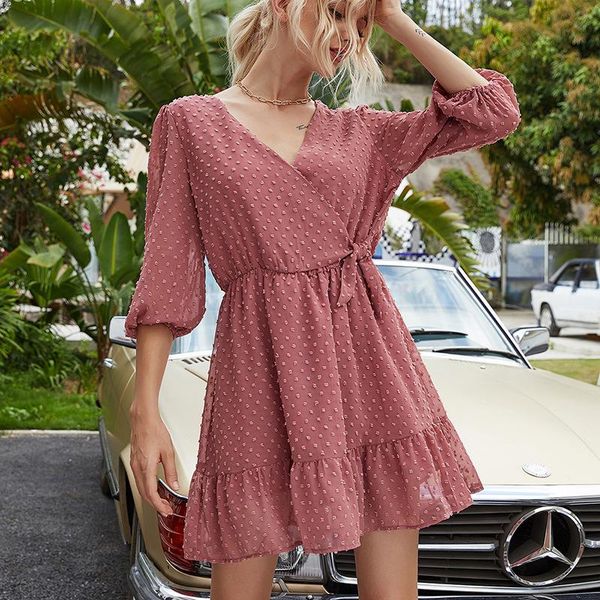 spring summer dresses for women 2021 v neck pink y2k french dress women midi clothes ladies, Black;gray
spring summer dresses for women 2021 v neck pink y2k french dress women midi clothes ladies, Black;gray