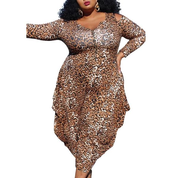 plus size pants jumpsuit for women 4xl 5xl long sleeve zipper one piece rompers leopard print mono mujer combinaison, Black
plus size pants jumpsuit for women 4xl 5xl long sleeve zipper one piece rompers leopard print mono mujer combinaison, Black