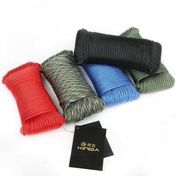 31m 100 feet mountaineering rock climbing rope 9 strand utility cord rope life-saving 4mm equipment safety 
31m 100 feet mountaineering rock climbing rope 9 strand utility cord rope life-saving 4mm equipment safety