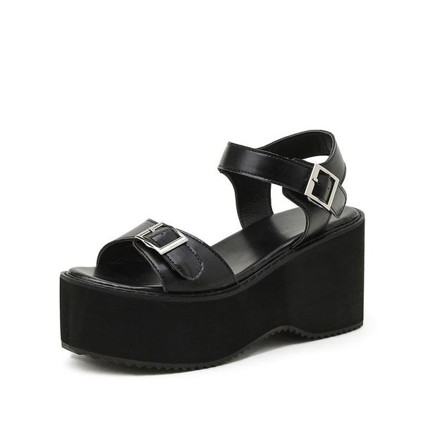 sandals sandales femelles summer platform heels casual buckle strap women wedges shoes black sandal punk gladiator
sandals sandales femelles summer platform heels casual buckle strap women wedges shoes black sandal punk gladiator