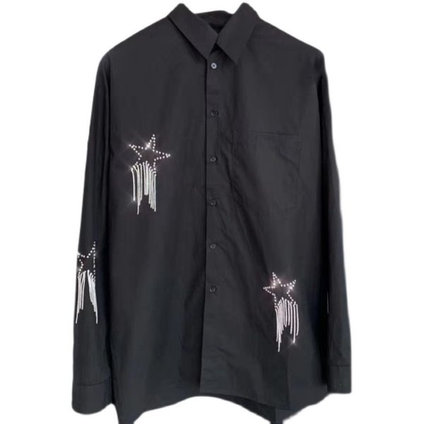 2021 long sleeve women shirts luxury diamod star flowers tassels casual female dress shirts fashion, White
2021 long sleeve women shirts luxury diamod star flowers tassels casual female dress shirts fashion, White