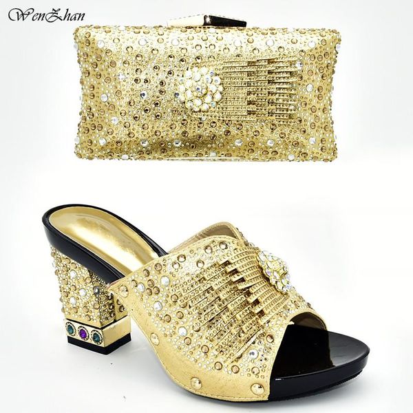 dress shoes charming gold and bag set women summer set,crystal italian with matching bags 37-42 wenzhan d96-5, Black
dress shoes charming gold and bag set women summer set,crystal italian with matching bags 37-42 wenzhan d96-5, Black