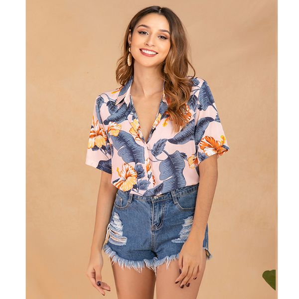 spring summer women's blouse shirt 2020 casual v neck short sleeves print blusas shirts female mujer de moda vintage women pjg6, Black;gray
spring summer women's blouse shirt 2020 casual v neck short sleeves print blusas shirts female mujer de moda vintage women pjg6, Black;gray